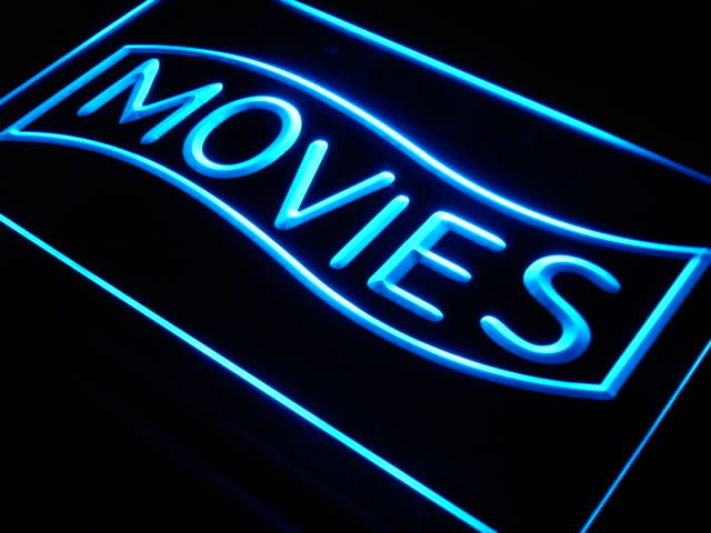 Movies Home Theater Night Lure Neon Light Sign